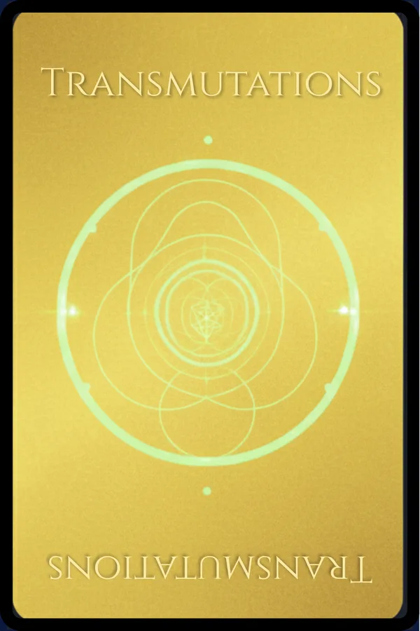Dos de carte, famille Transmutation, Oracle Oradia